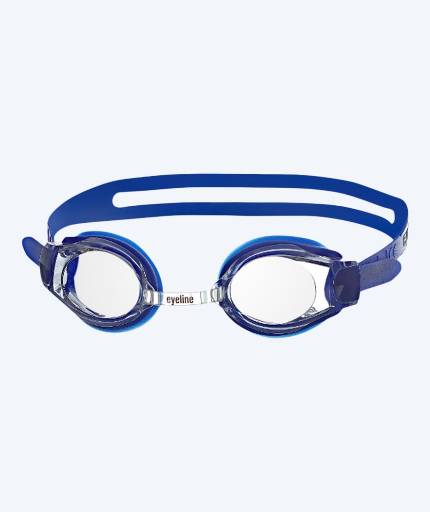 Eyeline kurzsichtige Schwimmbrille mit Sehstärke für Erwachsene - (-1.5) til (-10.0) - Dunkelblau