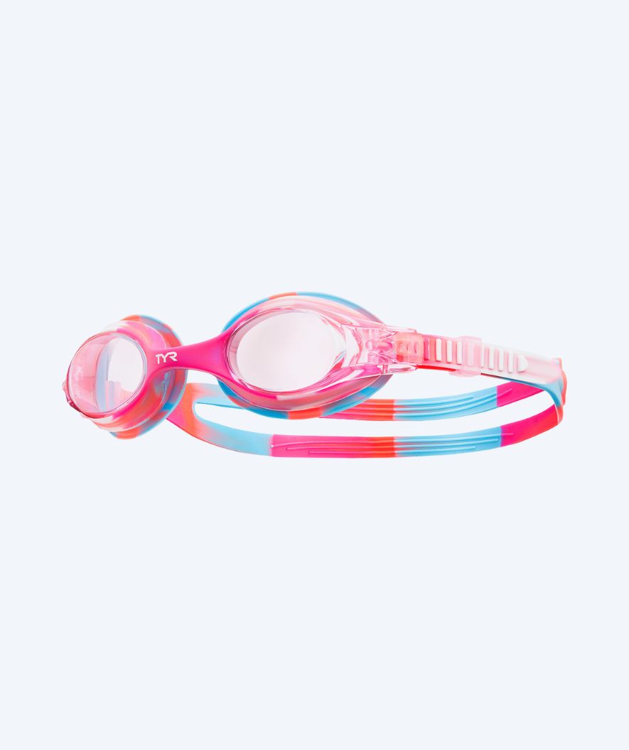 TYR Schwimmbrille für Kinder - Swimple - Pink/hellblau