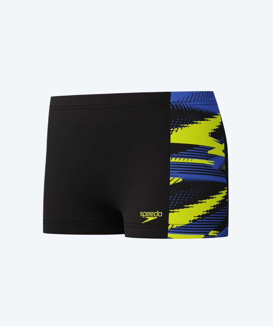 Speedo Aquashorts für Jungen - Hyperboom Panel - Schwarz/multi