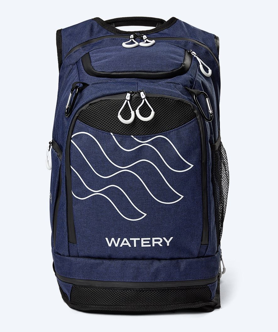 Watery Schwimmtasche - Viper Elite 45L - Dunkelblau/weiß