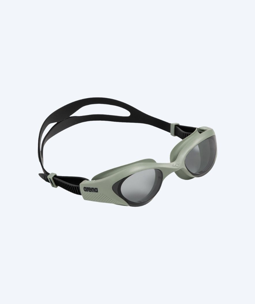 Arena Schwimmbrille fürs Training - The One - Schwarz/grau (Smoke Scheiben)