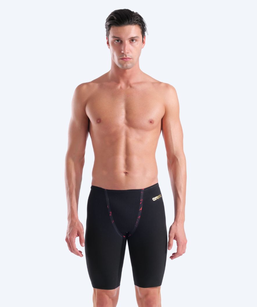 Arena Wettkampf Badehose für Herren - Primo - Schwarz/rot (Limited 2025)