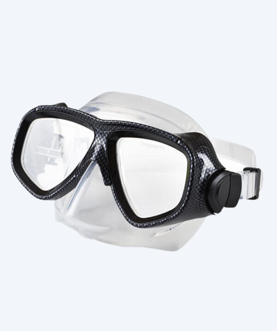 Primotec Tauchmaske mit Sehstärke - M80 (+1.0 bis -8.0) - Schwarz