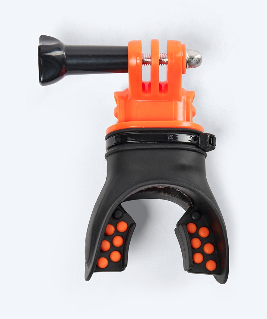 Watery Mundstück für Go-Pro - Schwarz/orange