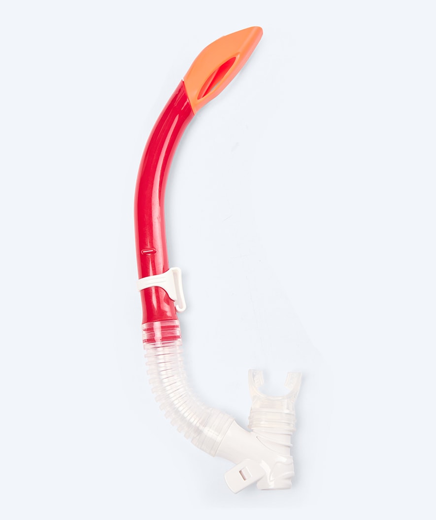 Watery Semi-Dry Schnorchel für Kinder - Triton - Rot