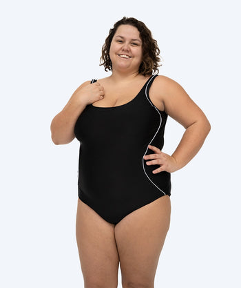 Watery Badeanzug für Damen in Plus Size - Marilla - Schwarz