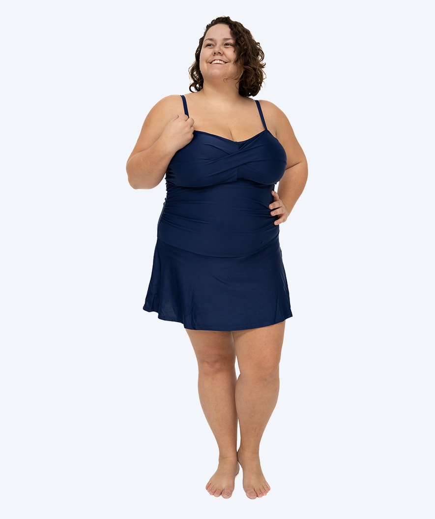 Watery Badeanzug mit Rock für Damen - Lana - Dunkelblau