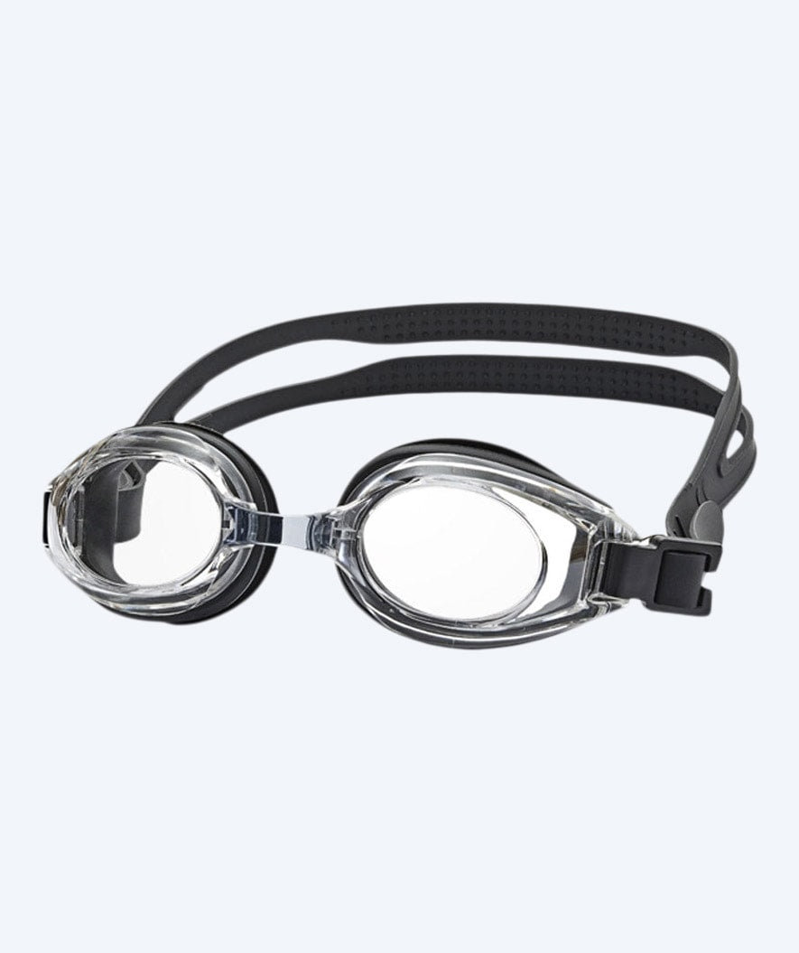 Primotec Schwimmbrillen mit Sehstärke für Kurzsichtige Erwachsene - (-1.0) – (-8.0) - Schwarz
