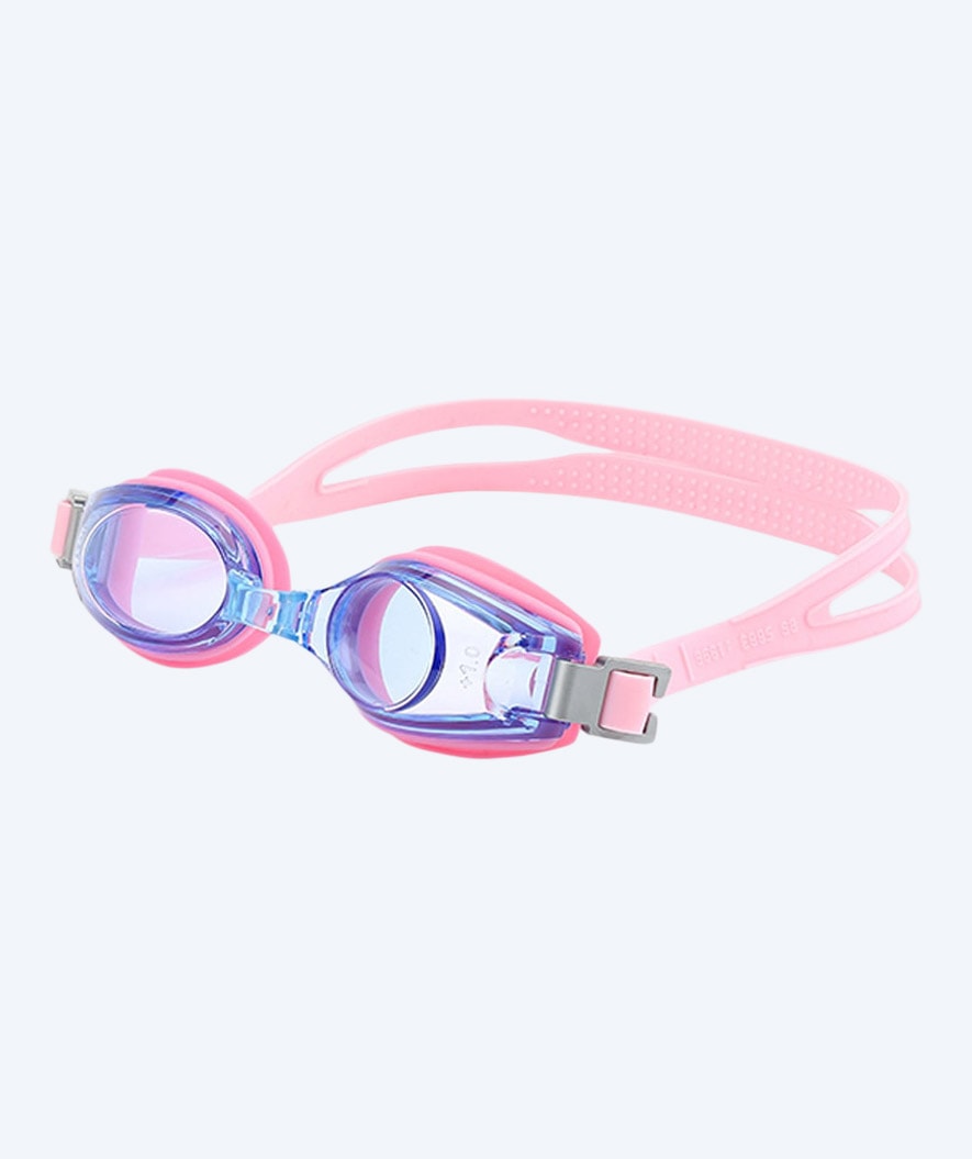 Primotec weitsichtige Schwimmbrille mit Sehstärke für Kinder (3-12) - (+1.0) bis (+8.0) - Rosa