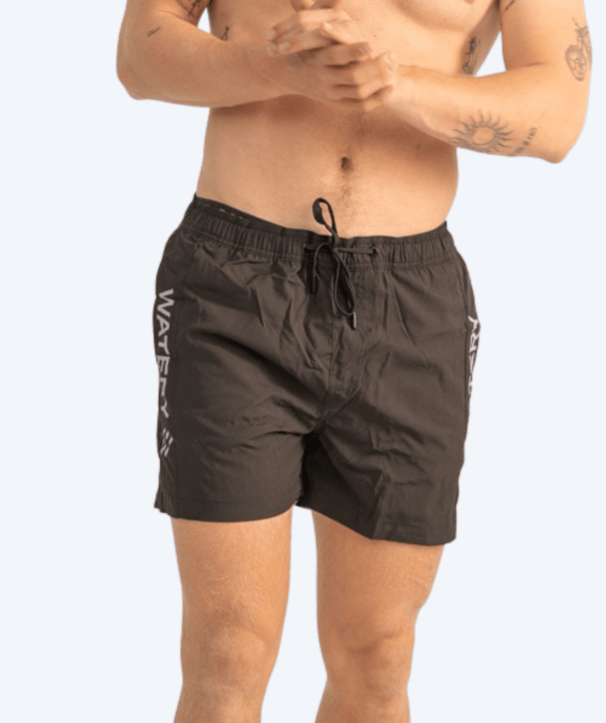 Watery Badeshorts für Herren - Signature Eco - Schwarz