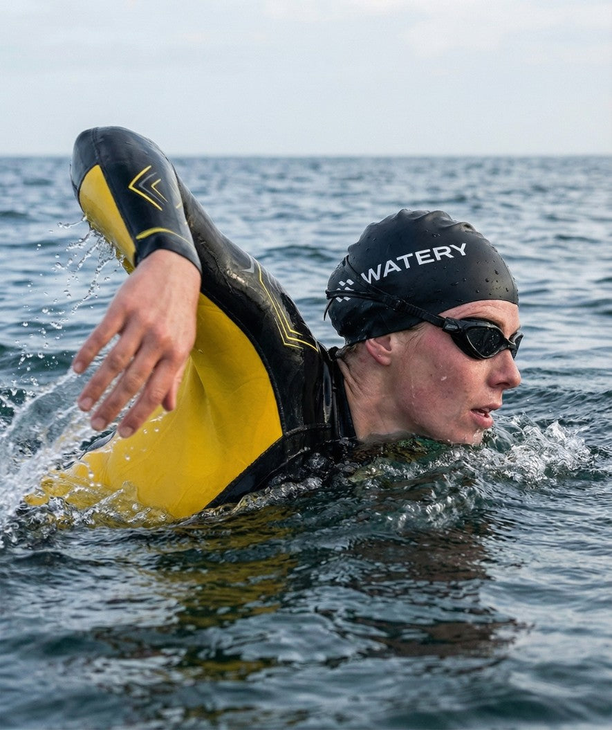 Watery Neoprenanzug für Damen - Reptile Breast - Gelb