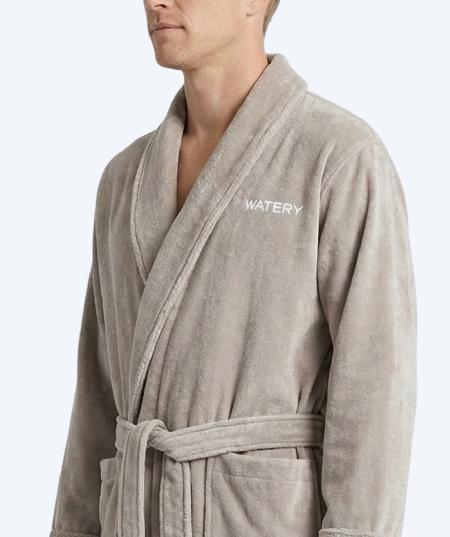 Watery Bademantel für Herren - Mariana - Grau