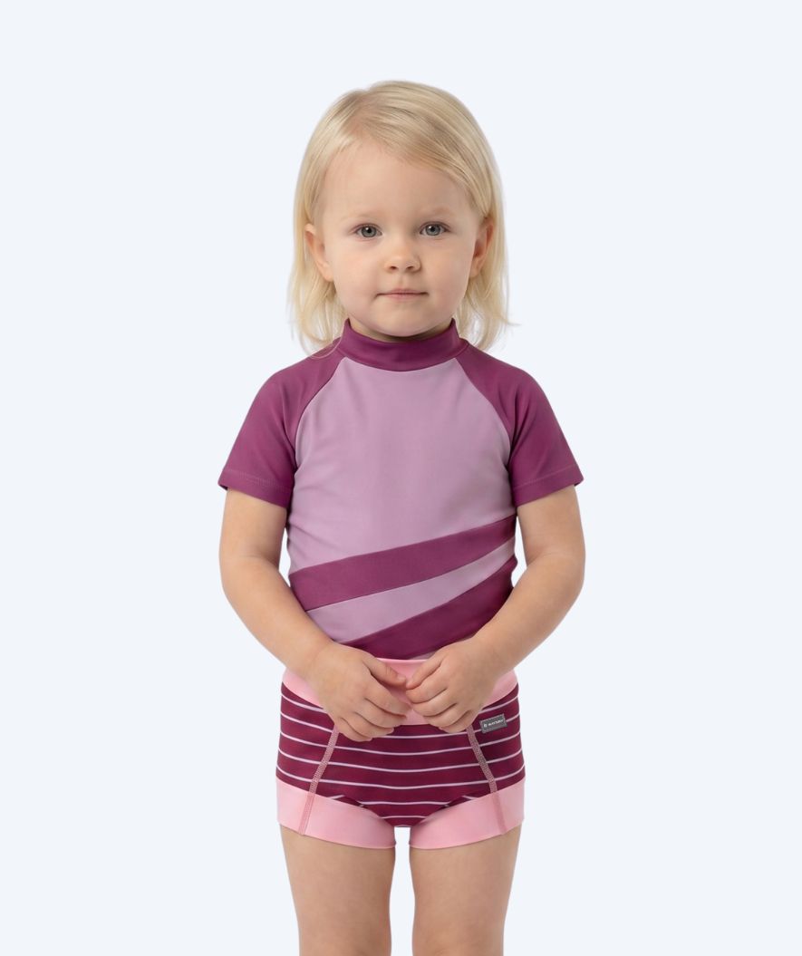 Watery Schwimmwindelhosen für Kinder - Neoprene Swim Nappy - Nordic Rosa Stripes