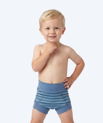 Watery Schwimmwindelhosen für Kinder - Neoprene Swim Nappy - Nordic Blue Stripes