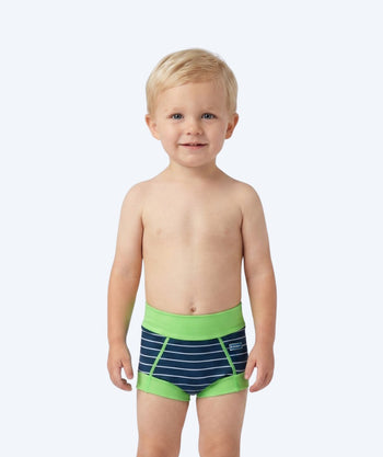 Watery Schwimmwindelhosen für Kinder - Neoprene Swim Nappy - Green Stripes
