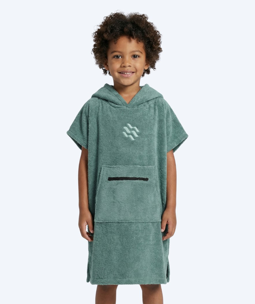 Watery Badeponcho für Kinder (1-6) - Baumwolle - Forrest Green