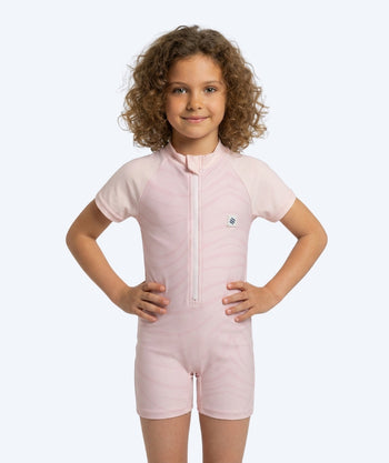 Watery UV Anzug für Kinder - Fjord Kurzarm Rashguard - Rosa