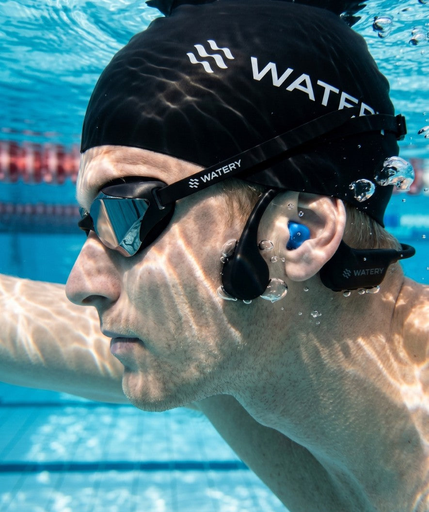 Watery wasserdichte Kopfhörer - S20 Vision - Schwarz