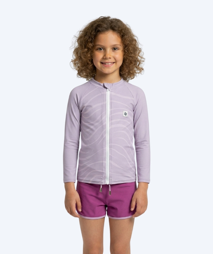 Watery UV Shirt für Kinder - Fjord Langarm Rashguard - Lila