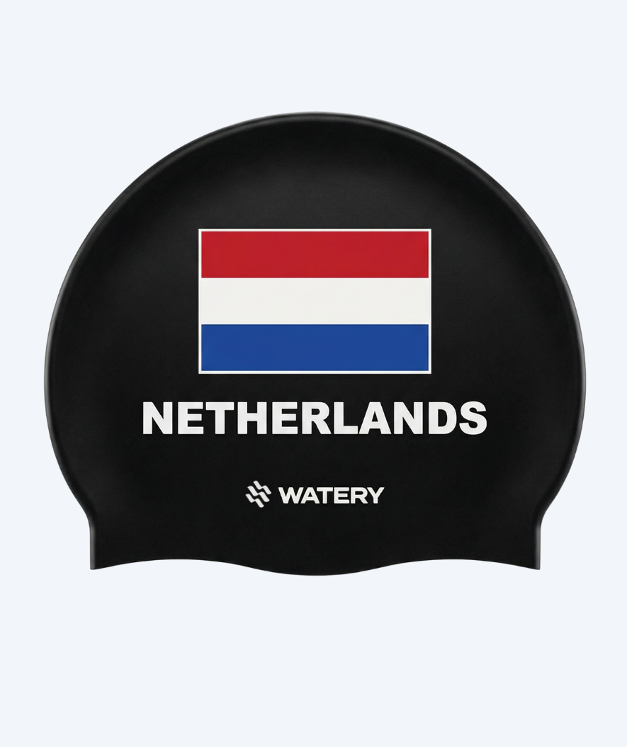 Watery Badekappe - Netherlands - Schwarz