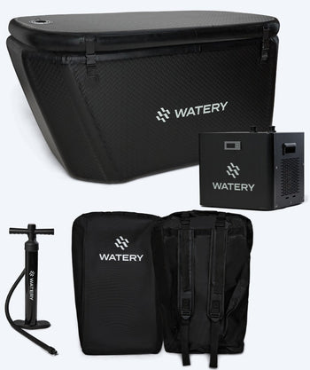 Paketangebot: Watery Ace aufblasbare Eiswanne mit Kühlsystem