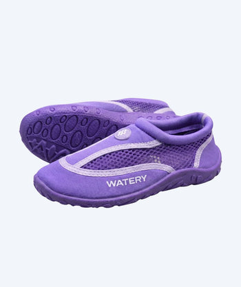 Watery Schwimmschuhe für Kinder - Crab - Lila