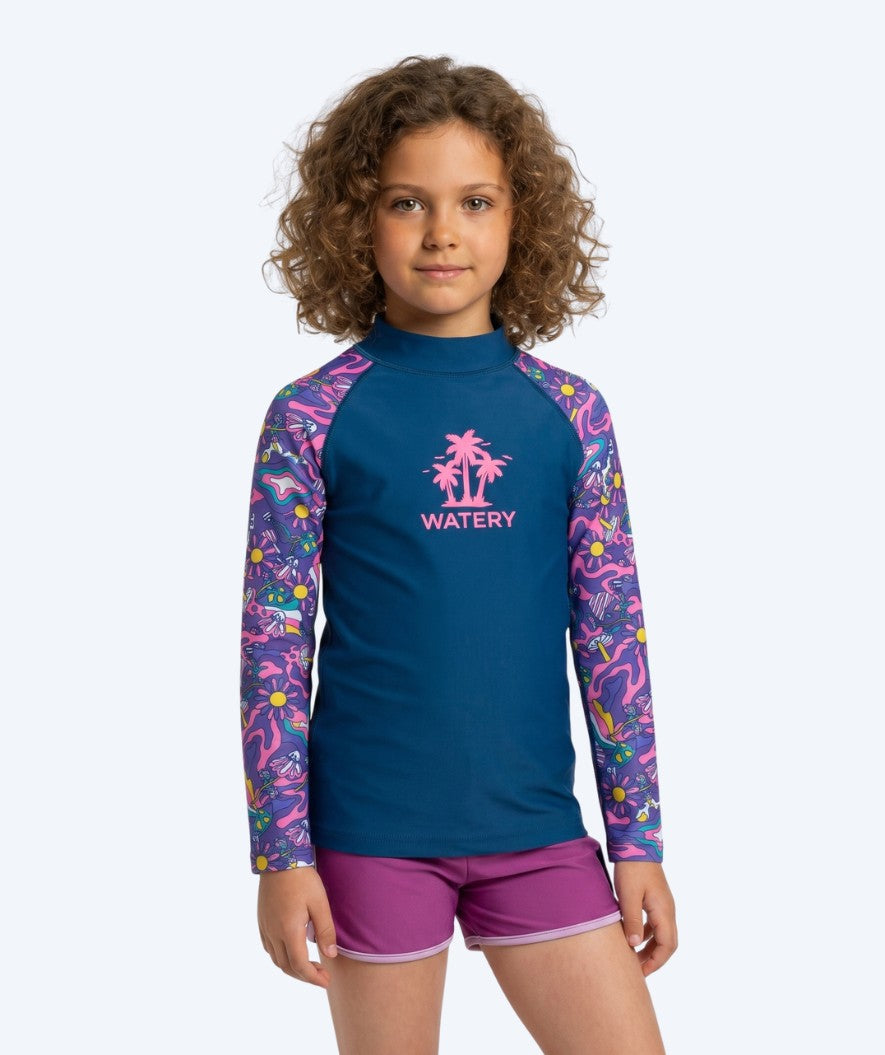 Watery UV Shirt für Kinder - Osiris Langarm Rashguard - Mehrfarbig/Donkerblau