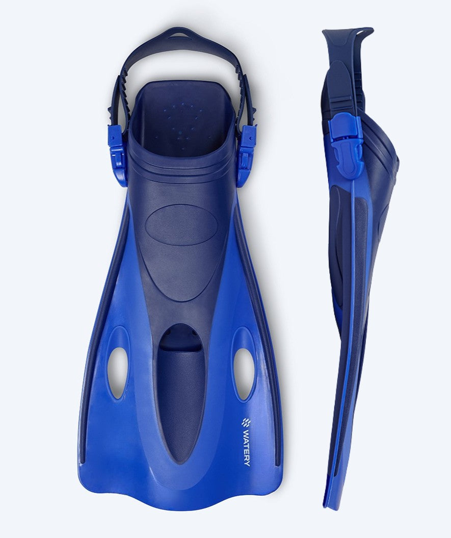 Watery Taucherflossen für Erwachsene - Launch - Blau