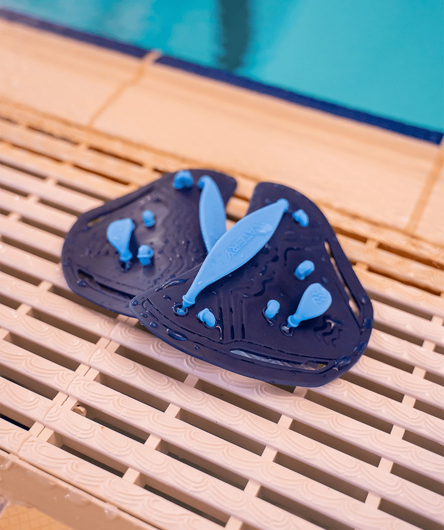 Watery Finger Paddles - Tide - Blau