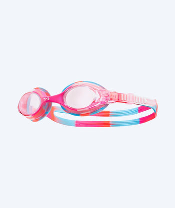 TYR Schwimmbrille für Kinder - Swimple - Pink/hellblau