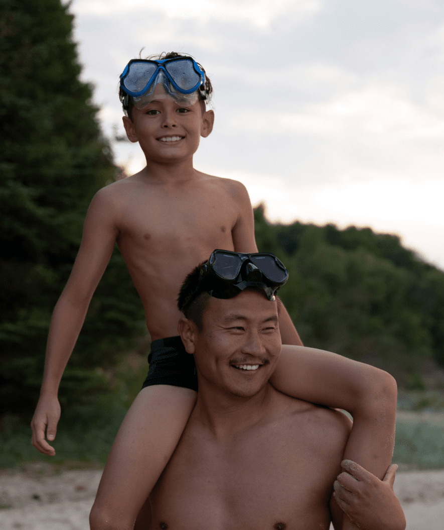 Watery Tauchmaske für Erwachsene (Ab 12 Jahren) - Hudson - Schwarz