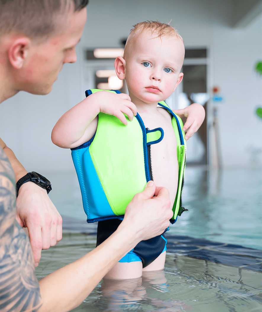 Watery Schwimmweste für Kinder (2-8) - Basic - Grün