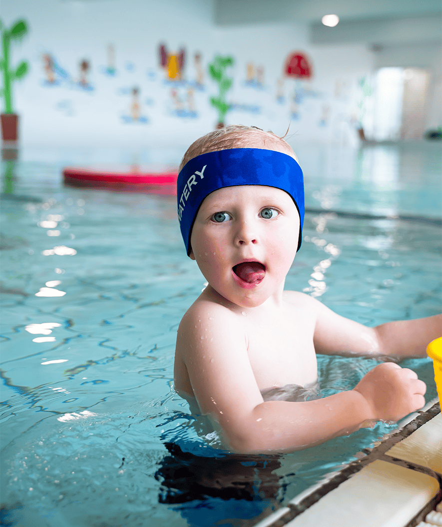 Watery Stirnband für Kinder - Raider - Schwarz