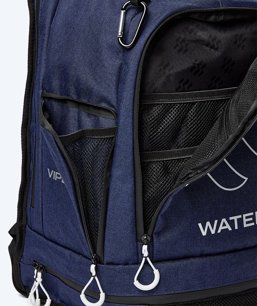 Watery Schwimmtasche - Viper Elite 45L - Dunkelblau/weiß