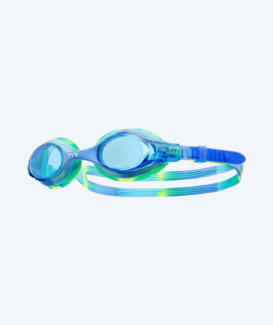 TYR Schwimmbrille für Kinder - Swimple - Blau/Grün