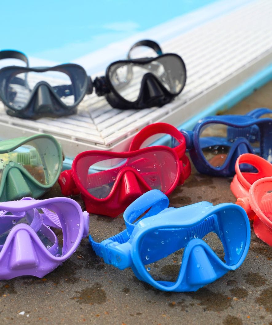 Watery Tauchmaske für Erwachsene (Ab 12 Jahren) - Cliff - Schwarz