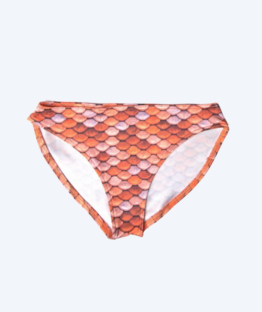 Kuaki Mermaids Bikini-Unterteil für Mädchen - Orange