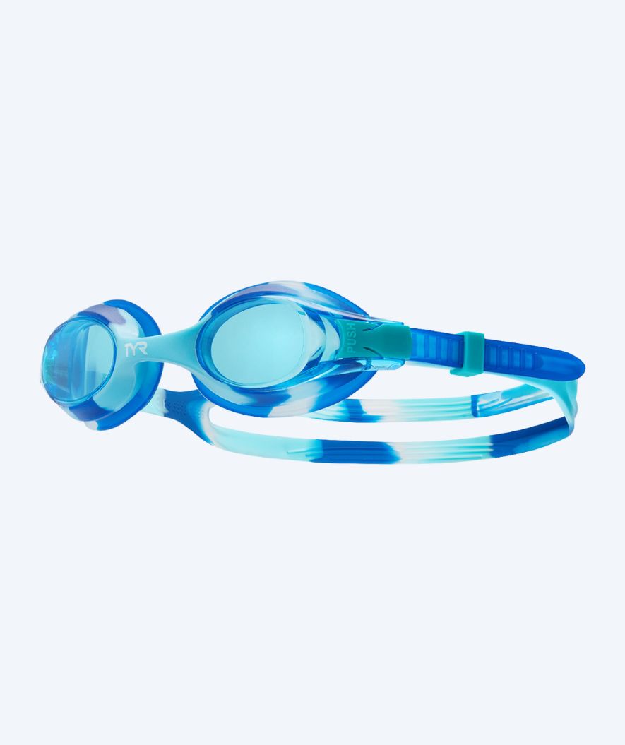 TYR Schwimmbrille für Kinder - Swimple - Donkerblau/Hellblau