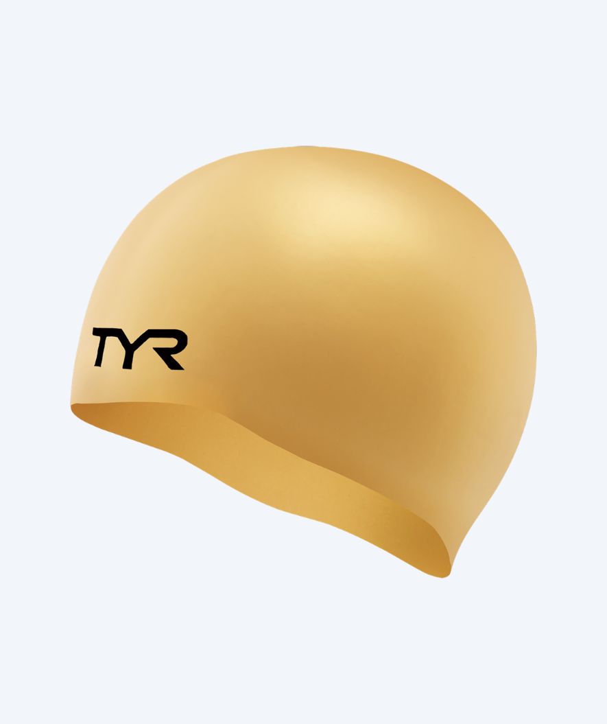 TYR Badekappe - Silicone - Gold