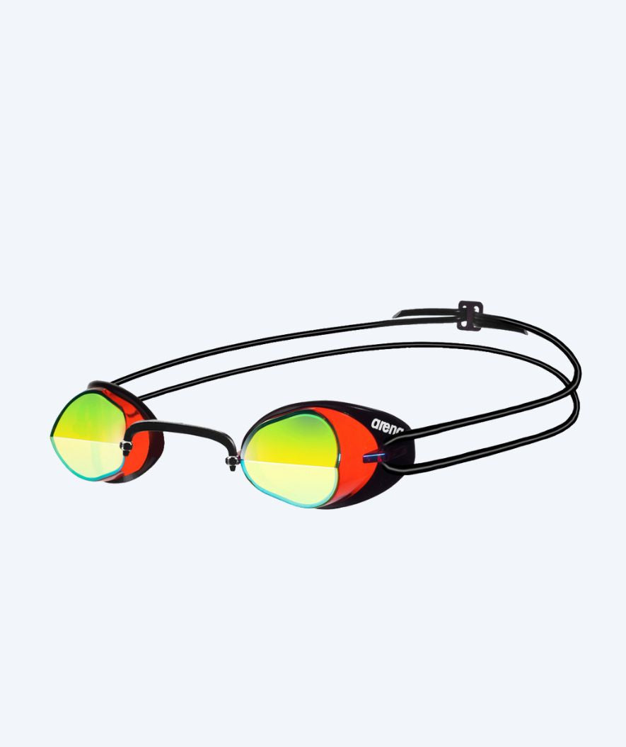 Arena Schwimmbrille fürs Training - Swedix Mirror - Gelb/rot