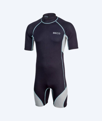 Beco Neoprenanzug für Herren - Neoprene Shorty - Schwarz/Grau