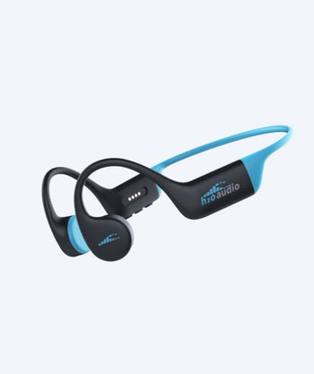 H2OAudio wasserdichte Kopfhörer - Tri 2 Multi-Sport mit BT und MP3 - Blau/Schwarz