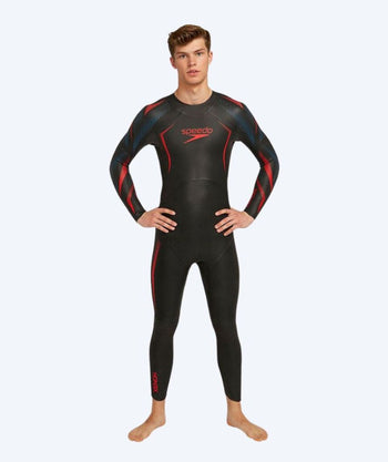 Speedo Neoprenanzug für Herren - Xenon - Schwarz/Rot
