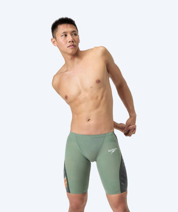 Speedo Wettkampf Badehosen für Männer - LZR Pure Intent 2.0 - Grün/orange