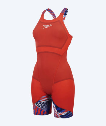 Speedo Wettkampfanzug für Mädchen - LZR Ignite - Rot/blau