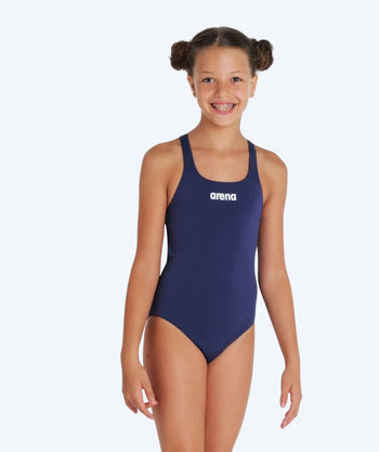 Arena Badeanzug für Mädchen - Team Swim Pro Solid - Donkerblau
