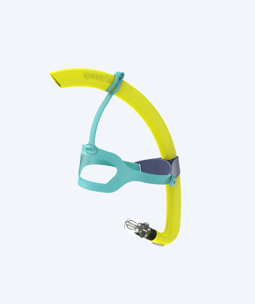 Speedo Centerschnorchel für Junior - Bullet Head - Gelb/türkis
