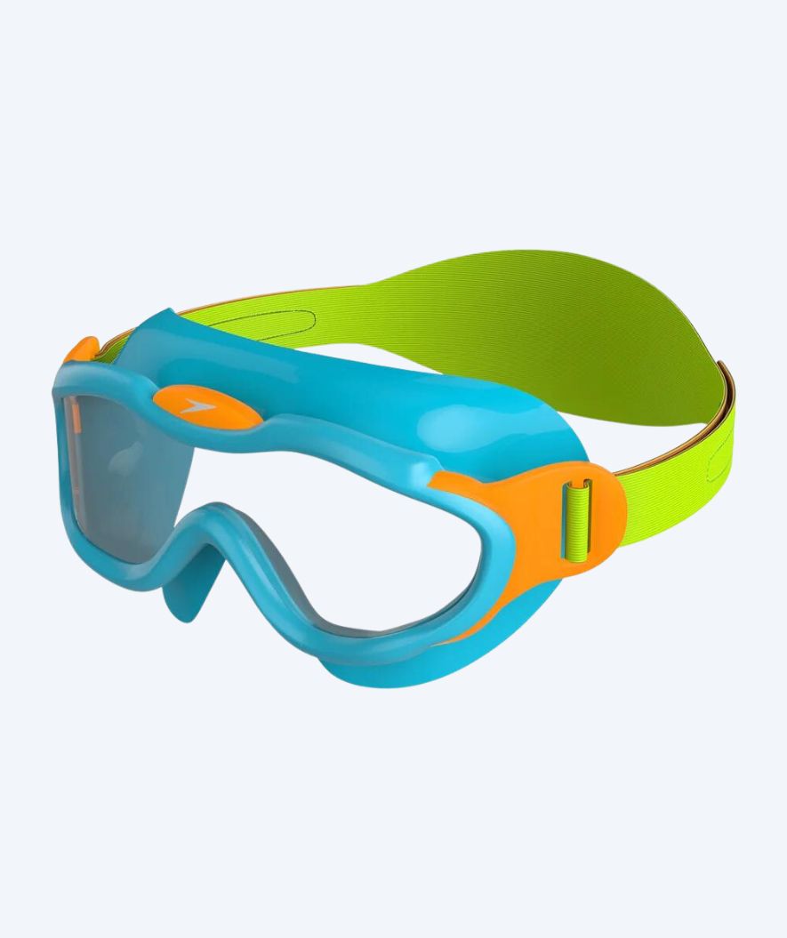 Speedo Schwimmmaske für Kinder (2-6) - Biofuse 2.0 - Grün/Orange