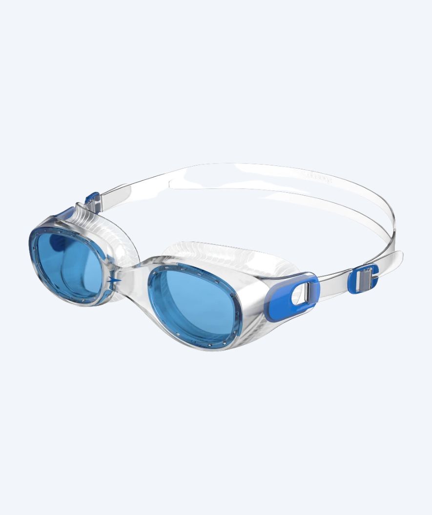 Speedo Sports-schwimmbrille - Futura Classic - Weiẞ/blau (blau linse)
