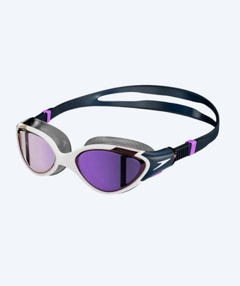 Speedo Schwimmbrille für Damen - Biofuse 2.0 Mirror - Donkerblau/Lila